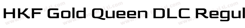 HKF Gold Queen DLC Regular字体转换